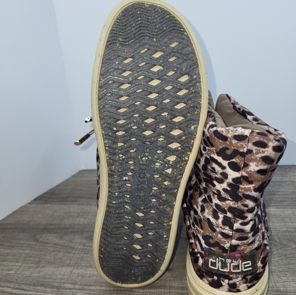 Hey Dude Womens Margot Eco Leopard Nut Size 8 Comfort Shoes Boots - Picture 7 of 7